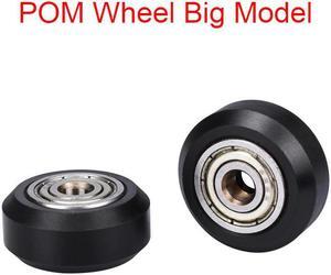 10pcs CNC Openbuilds Plastic wheel POM with Bearings big Models Passive Round wheel Idler Pulley Gear perlin wheel for v-slot
