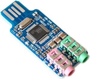 CM108 USB Drive Free Sound Card Laptop Computer External Sound Card Module - L059  hot