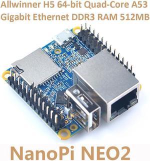 NanoPi NEO2 Allwinner H5 Development Board 64-bit Quad-Core A53 Gigabit Ethernet