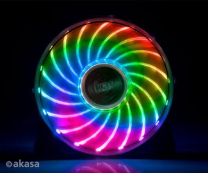 Akasa Vegas X7 120 x 120 x 25mm Motherboard Control LED Fan Akasa Vegas X7 120 x 120 x 25mm Motherboard Control LED Fan