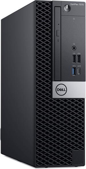 Dell Optiplex 7070 Small Form Desktop, Intel i5 9500 3.0Ghz 6-Core, 16GB DDR4, 512GB NVMe SSD, USB Type-C, DVD-RW, Windows 10 Pro (Grade B)