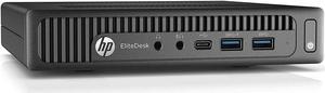 HP EliteDesk 800 G2 Desktop Mini PC, Intel Core i5 6500T 2.5Ghz, 8GB DDR4 RAM, 256GB SSD Hard Drive, USB Type C, Windows 10 Pro