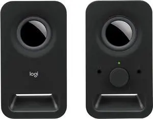 Logi tech Multimedia Speakers Z150 with Stereo Sound for Multiple Devices, Black