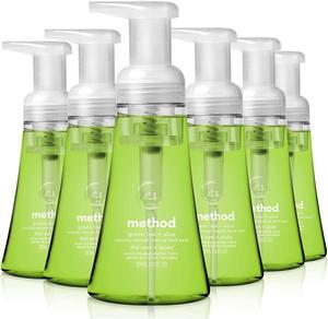 Method Foaming Hand Soap, Green Tea + Aloe, 10 Ounce (Pack 6)