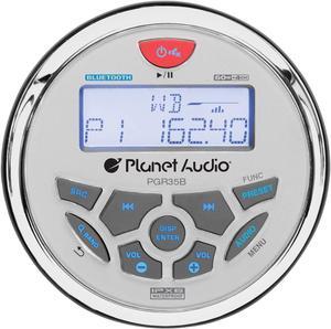 Audio PGR35B Weatherproof Marine Gauge Receiver - Bluetooth, Digital Media MP3 Player, No CD Player, USB Port, AUX-In, AM/FM Radio Receiver