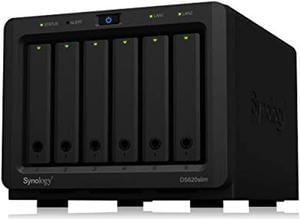 Synology DS620SLIM 6 x Total Bays SAN/NAS Storage System - Intel Celeron Dual-core (2 Core) 2 GHz 2 GB RAM