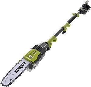 Sun Joe iON100V-10PS-CT 10-Inch 100-Volt Max Lithium-Ion Cordless Telescoping Pole Chain Saw, Core Tool (No Battery + Charger)
