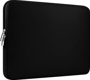 13 Laptop Sleeve 13 Inch Cover Protective Case Compatible with Apple MacBook Air 13.3 Inch Mac Pro M1 Surface Lenovo Dell HP Bag Computer Pouch Accessories Travel Carrying Case Neoprene Black