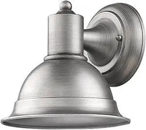 Acclaim Lighting 1500MN Traditional Colton 1-Light Outdoor Wall Mount in Matte Nickel