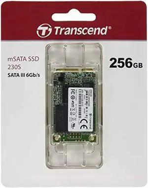 Transcend 230S 256 GB Solid State Drive - SATA (SATA/600) - Internal - mSATA