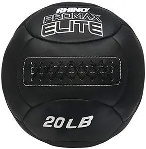 Champion Sports PRX20 Rhino Promax Elite Medicine Ball - 20 lb - Black