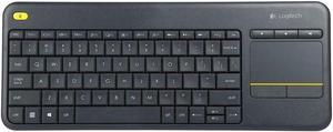 Logitech K400 Plus Wireless Touch HTPC Keyboard for PC Connected TVs