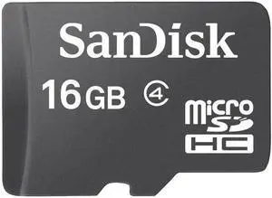 SanDisk MICRO SDHCCARD ONLY 16GB- Part # SDSDQ-016G-A46