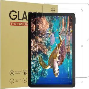 [2 Pack]  TCL Tab Pro 5G Screen Protector, Tempered Glass Film [ Anti-Fingerprints ] [ Touch Sensitive ] [ Case Friendly ] 9H Hardness Protective Film Screen Protector for TCL Tab Pro 5G