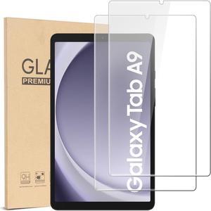 [2 Pack] Samsung Galaxy Tab A9 8.7" Screen Protector (SM-X110/X115/X117), HD Anti-Scratch Anti-Fingerprint Bubble Free 9H Hardness Tempered Glass Screen Protector for Samsung Tab A9 8.7 inch Tablet
