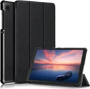 Epicgadget Case for Samsung Galaxy Tab A7 Lite 8.7 Inch (SM-T220/T225/T227) Released 2021 - Lightweight Tri-Fold Stand Hard Shell Case Smart Cover for Samsung Tab A7 Lite 8.7" (2021) - Black
