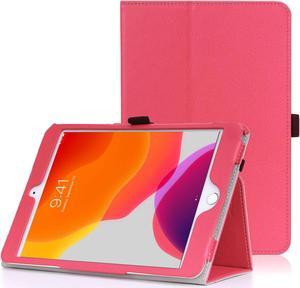EpicGadget Case for iPad 10.2 Inch (9th/8th/7th Gen) 2021/2020/2019 - Auto Wake/Sleep Lightweight Folio Folding Stand Cover PU Leather Case For Apple 10.2" iPad 9th/8th/7th Generation - Pink