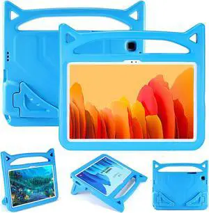 Galaxy Tab A7 10.4 Case, Epicgadget Lightweight Shockproof Kids Friendly EVA Foam Cover Stand Case with Handle for Samsung Galaxy Tab A7 10.4 Inch (2020 Release) (Model: SM-T500/T505/T507) - (Blue)