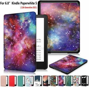 EpicGadget Case for Kindle Paperwhite (11th Generation, 2021 release, 6.8" display) PU Leather Smart Book Cover Case for Amazon All-new Kindle Paperwhite or Kindle Paperwhite Signature Edition -Galaxy