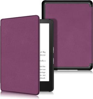 EpicGadget Case for Kindle Paperwhite (11th Generation, 2021 release, 6.8" display) PU Leather Smart Book Cover Case for Amazon All-new Kindle Paperwhite or Kindle Paperwhite Signature Edition -Purple