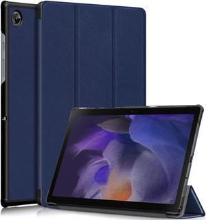 Epicgadget Case for Samsung Galaxy Tab A8 10.5 Inch SM-X200/SM-X205 (2022 Released) Tablet - PU Leather Slim Lightweight Trifold Stand Case Protective Cover with Auto Sleep and Wake - Navy Blue
