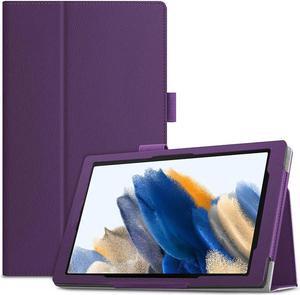 Case for Samsung Galaxy Tab A8 10.5 Inch 2022 Model (SM-X200/X205/X207), Lightweight Folio PU Leather Folding Stand Cover with Auto Wake/Sleep for Galaxy Tab A8 10.5" Tablet (Purple)