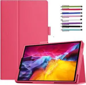 EpicGadget Case for iPad Air 10.9 Inch (5th/4th Gen) 2022/2020 - Auto Wake/Sleep Lightweight Folio Folding Stand Cover PU Leather Case For Apple 10.9" iPad 5th/4th Generation - Pink