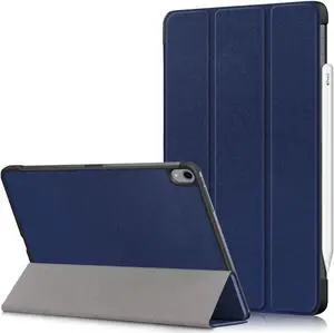 EpicGadget Case for iPad Air 11 / 10.9 Inch - Slim Lightweight Protective Shell Case with Auto Sleep/Wake Trifold Stand Cover Case for Apple iPad Air 11"/10.9" iPad Air 7th/6th/5th/4th Gen - Navy Blue