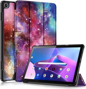 EpicGadget Case for Lenovo Tab M10 10.1 Inch-Slim Lightweight Protective Shell Case with Auto Sleep/Wake Trifold Stand Cover Case for Lenovo Tab M10 3rd Gen 10.1" (TB-328) 2022 - Galaxy