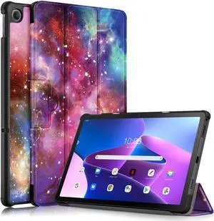 EpicGadget Case for Lenovo Tab M10 Plus 10.6"-Slim Lightweight Protective Shell Case with Auto Sleep/Wake Trifold Stand Cover Case for Lenovo Tab M10 Plus 3rd Gen 10.6" (TB-125F/FU/128) 2022 - Galaxy