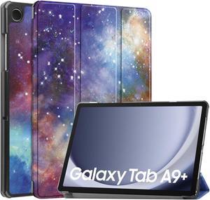 Tri-Fold Case for Samsung Galaxy Tab A9 Plus 11 Inch SM-X210 SM-X215 SM-X216 SM-X218 - Slim Stand Hard Back Shell Protective Cover with Auto Sleep Wake for Smasung Galaxy Tab A9+ 5G 11" 2023 (Galaxy)