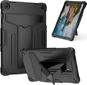 Case for Samsung Galaxy Tab A9+ 11" Case with Tempered Glass Screen Protector - Dual Layer Shockproof Full-Body Protective Cover with Kickstand for Galaxy Tab A9 Plus 5G 11 Inch (SM-X210/X216/X218U)