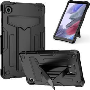 Galaxy Tab A9 Case 8.7 Inch - Heavy Duty Rugged Protective Case with Kickstand Shockproof Hybrid Cover Case for Samsung Galaxy Tab A9 8.7" Tablet (2023) SM-X110 / SM-X115 / SM-X117 (Black/Black)