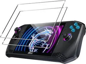Screen Protector For MSI Handheld CLAW A1M 7" - Anti Scratch 9H Hardness Tempered Glass Screen Protector (2 Pieces)