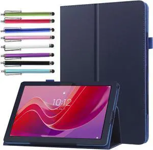 Case for Lenovo Tab M11 11" Tablet 2024 Released - Lightweight Folio Stand Cover Support Auto Wake/Sleep PU Leather Case for Lenovo Tab M11 Tablet 11 inch (TB330FU / TB330XU) + 1 Stylus (Navy Blue)