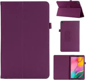 Case for Samsung Galaxy Tab A9 8.7 inch Tablet 2023 Released- Lightweight Folio Stand Flip Cover PU Leather Auto Sleep Wake Case for Samsung Galaxy Tab A9 (SM-X110/ X115/ X117) 8.7" (Purple