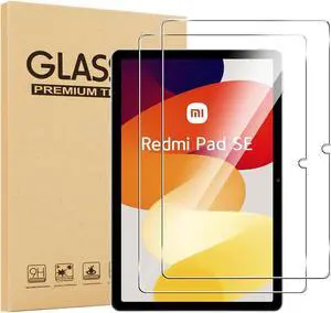 anicestore (2 Pack) Screen Protector for Xiaomi Redmi Pad SE 11 Inch Tablet 2023 Released - High Definition Anti Scratch 9H Hardness Tempered Glass Film Screen Saver for Redmi Pad SE 11" Tablet
