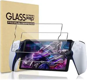 (2-Pack) Screen Protector Tempered Glass for PlayStation Portal Remote Player 8 inch -  Transparent HD Clear Anti-Scratch Screen Protector for PlayStation PS Portal Remote Player 8.0''