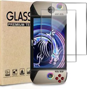 (2 Pack) Screen Protector for MSI Claw 8 AI+ Handheld Gaming Console - Anti-Scratch, Case Friendly, Ultra HD Tempered Glass for MSI Claw 8 AI+ A2VM Handheld Portable Gaming 8" 2025