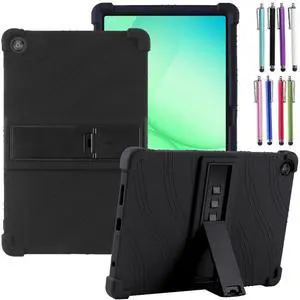 anicestore Case for Galaxy Tab A11 Plus / A9 Plus 11 Inch Tablet - Protective Lightweight Soft Silicone Case with Adjustable Stand Cover for Samsung Galaxy Tab A11+ / A9+ with 1 Stylus Pen (Black) anicestore Case for Galaxy Tab A11 Plus / A9 Plus 11 Inch Tablet - Protective Lightweight Soft Silicone Case with Adjustable Stand Cover for Samsung Galaxy Tab A11+ / A9+ with 1 Stylus Pen (Black)