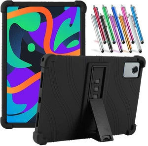 Silicone Case for Motorola Moto Pad 2026 11"/ Lenovo Idea Tab 11 inch/ Tab K11 Gen 2/ Tab M11/ Tab K11 11 inch Tablet - Soft Lightweight Durable Grip Protection Cover with Kickstand + 1 Stylus (Black) Silicone Case for Motorola Moto Pad 2026 11"/ Lenovo Idea Tab 11 inch/ Tab K11 Gen 2/ Tab M11/ Tab K11 11 inch Tablet - Soft Lightweight Durable Grip Protection Cover with Kickstand + 1 Stylus (Black)