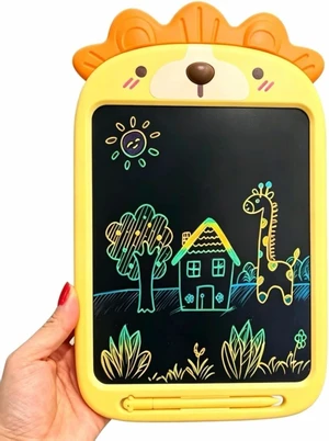 10-Inch LCD Writing Board for Kids, Colorful Doodle Drawing Pad, Electronic Drawing Tablet with Smart Lock, Reusable Sketch Pad for Travel & Home, Lion 10-Inch LCD Writing Board for Kids, Colorful Doodle Drawing Pad, Electronic Drawing Tablet with Smart Lock, Reusable Sketch Pad for Travel & Home, Lion