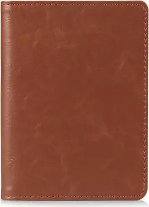 EpicGadget(TM) Premium Leather Passport Holder Travel Wallet Cover Case