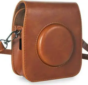 Case for Fujifilm Instax Square SQ10 Camera, EpicGadget Classic Vintage PU Leather Compact Case Bag with Adjustable Shoulder Strap for Fuji instax SQ10