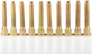 50mm Long Extended Wheel Stud For Nissan Quest V6 3.5 m12x1.25x50 Knurl : 14.3 mm = 0.565 inch 10pcs Studs Year 2004-2015 V-Project