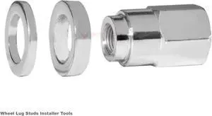 Wheel Studs Installer Tools Nut Kit Fits Mitsubishi Lancer, Lancer Sportback Year 2008-2014 m12x1.5