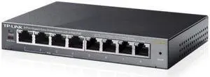 TP-LINK (TL-SG108PE) 8-Port Gigabit POE Easy Smart Switch, 4-Port POE, Steel Case