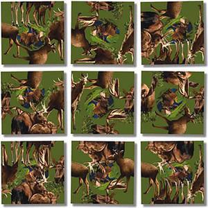 Scramble Squares Puzzle Moose!