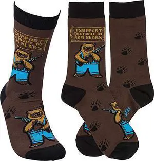 Primitives by Kathy Socks - I Support The Right To Arm Bears Primitives by Kathy Socks - I Support The Right To Arm Bears