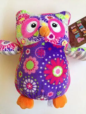 Mary Meyer Print Pizzazz Olio Owl - 7", Purple Belly Plush Stuffed Animal Toy Mary Meyer Print Pizzazz Olio Owl - 7", Purple Belly Plush Stuffed Animal Toy